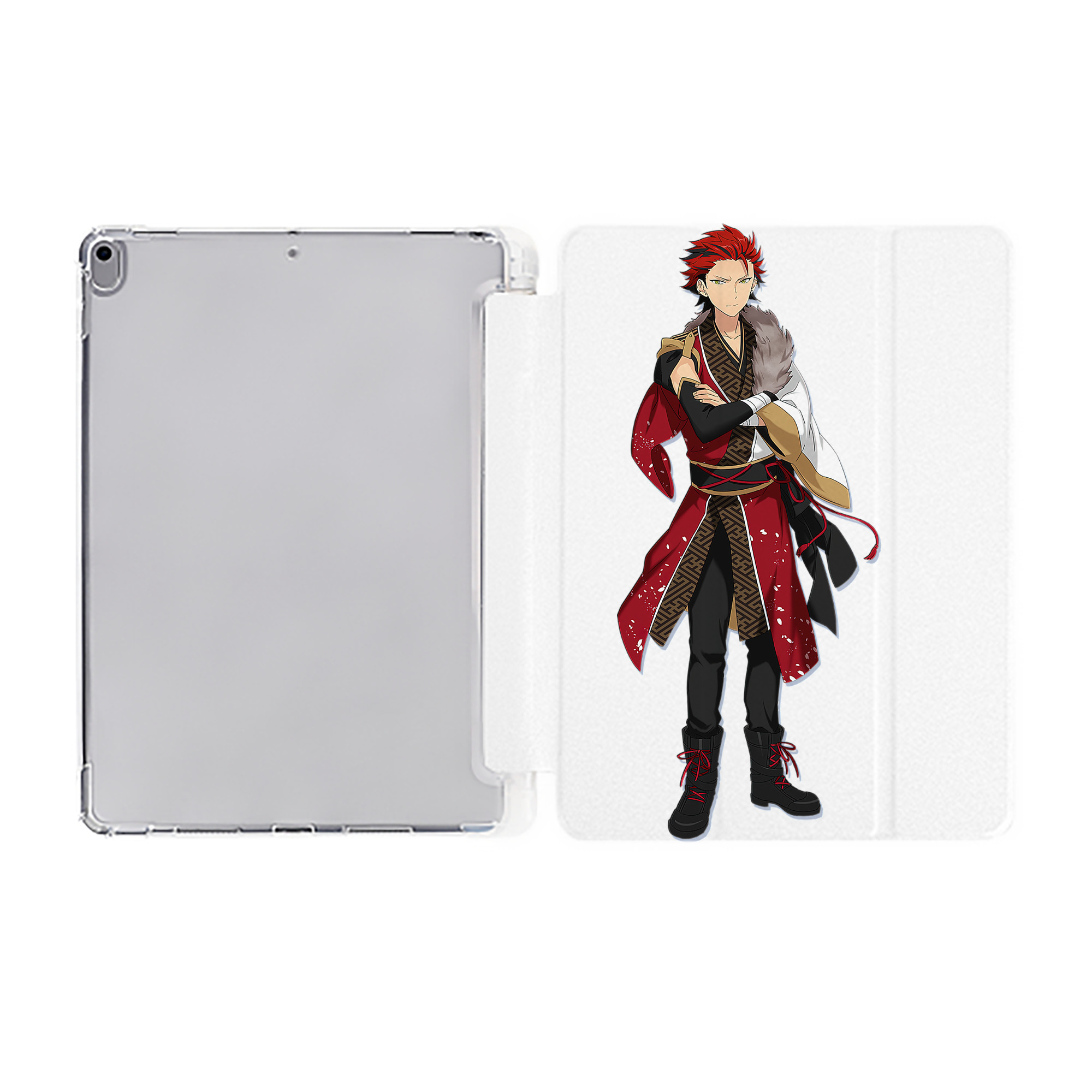 （画像用） あんさんぶるスターズ! Ensemble Stars IPad ケース ペン収納付き 三つ折りスタンド PUレザー×シリコン 対応機種9.5/10.5/10.9インチ